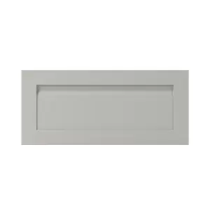 GoodHome Garcinia Integrated handle Matt stone Shaker 2 drawer front, bridging door & bi fold door 800mm