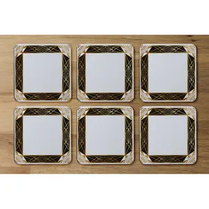 Square 6 Piece Coaster Set (Set of 6)