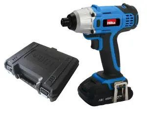 HILKA IMPACT DRIVER 18V LITHIUM LI-ION 1/4" DRIVE CORDLESS SCREWDRIVER PTLCID18