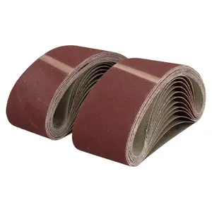 533mm x 75mm Mixed Grit Abrasive Sanding Belts Power File Sander Belt 50 Pack