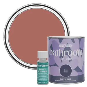 Rust-Oleum Salmon Gloss Bathroom Tile Paint 750ml