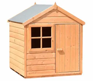 Playhut 4 x 4 Feet Single Door with One Opening Window Playhouse