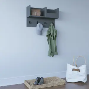 Decorotika Sameul Wall Coat Hanger with 4 Hooks