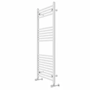 Rinse Straight Bathroom Heated Towel Rail Ladder Radiator White 1200x600mm