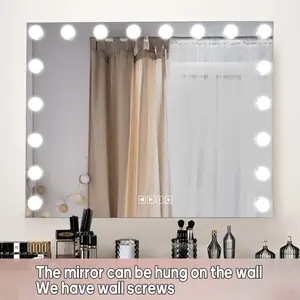 Vanity Rectangle Bluetooth LED Metal Mirror