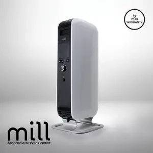 Mill Gentle Air Oil Filled Radiator 1000W White