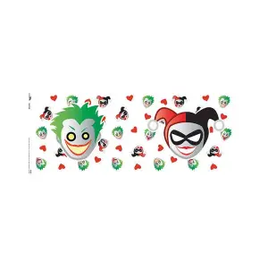 GB Eye Limited Emoji Harley Quinn And The Joker Mug White/Red/Green (One Size)