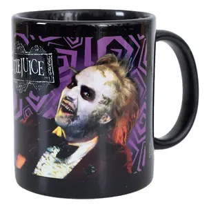 Beetlejuice The Ghost With The Most Ceramic Mug Black/White (One Size)