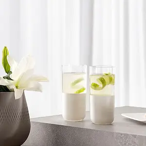 Villeroy & Boch Manufacture Rock Blanc Set of 4 Longdrink Tumblers