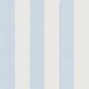 Galerie Maison Charme Blue Stripe Motif Wallpaper Roll