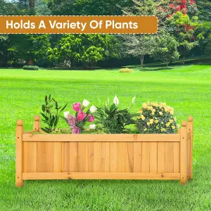 Wooden Garden Flower Planter - Large