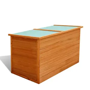 Berkfield Garden Storage Box 126x72x72 cm Wood