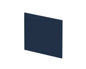 700mm Square MFC Reversible Shower Bath End Panel - Matt Electric Blue