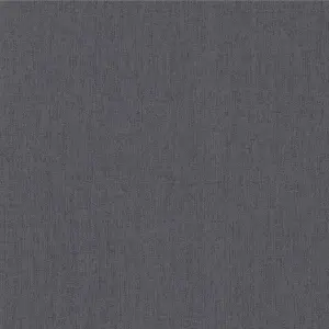 Superfresco Easy Calico Textured Plain Charcoal Grey Wallpaper