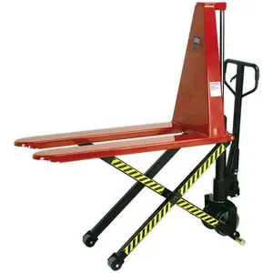 1000kg High Lift Pallet Truck with Twin Stabilisers - Ideal for Commercial Use