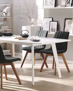 Set of 2 Dining Chairs CALGARY Black