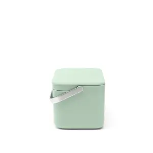 Brabantia Jade green Aluminium effect Compost caddy