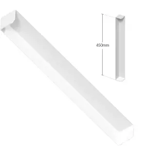 White Fascia Board 90 Degree External Corner Trim