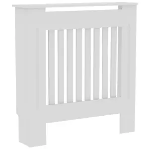 Vida Designs Chelsea Small White MDF Radiator Cover