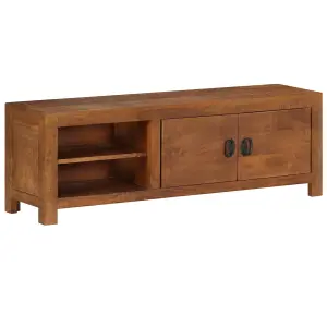 Berkfield TV Cabinet 120x40x30 cm Solid Mango Wood