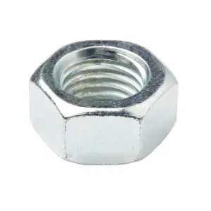 Diall M20 Carbon steel Lock Nut, Pack of 10