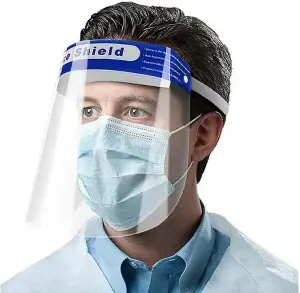 New Full Face Mask Visor Ppe Protection Shield Reusable Plastic Guard