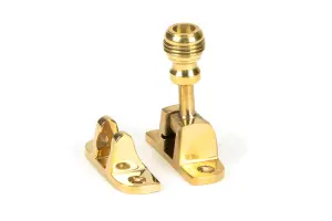 From The Anvil Polished Brass Prestbury Brighton Fastener (Radiused)