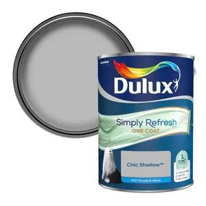 Dulux One coat Chic shadow Matt Emulsion paint, 5L