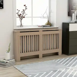 Berkfield Radiator Cover 152x19x81 cm MDF