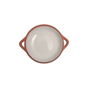 Dexam Sintra Small Glazed Terracotta Tapas Dish Stone