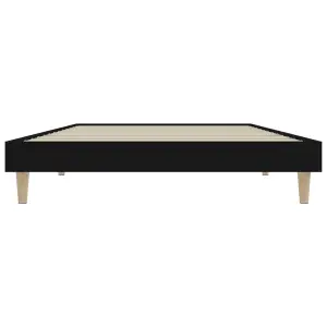 Berkfield Bed Frame Black 90x200 cm Engineered Wood