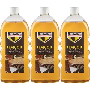 Bartoline Teak Oil 500ml      26214940 (Pack of 3)