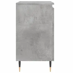 Berkfield Bathroom Cabinet Concrete Grey 58x33x60 cm Engineered Wood