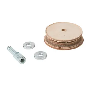 Triton TSWLHW Profiled Leather Honing Wheel For Triton Wetstone Sharpener TWSS10