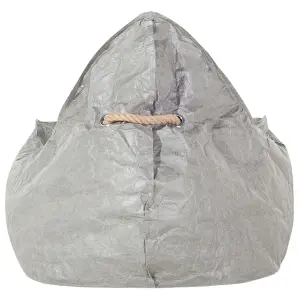 Beliani Modern Bean Bag Light Grey DROP