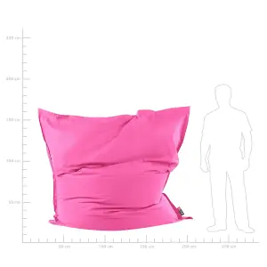 Large Bean Bag Fuchsia Pink FUZZY