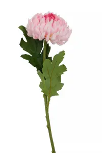 Fiori 84cm Chrysanthemum Stem Pink Flower Artificial Plant Foliage