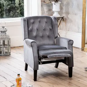 Annapoli Recliner Armchair - Grey