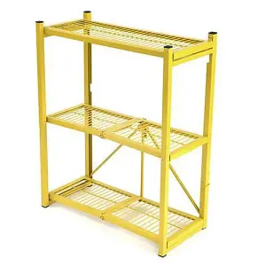 Yellow Rapid Folding Shelving 890h x 735w x 335d 3 Shelves