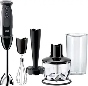 Braun MQ5237 Hand Blender Multiquick 5 With Splash Control 0.6L 1000W - Black - Refurbished | Direct Vacuums