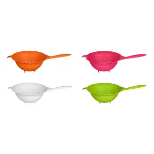 Essentials by Premier Orange Plastic Colander with Small Holes