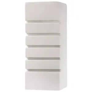 Samir Ceramic & Glass White 1 Light Classic Wall Light