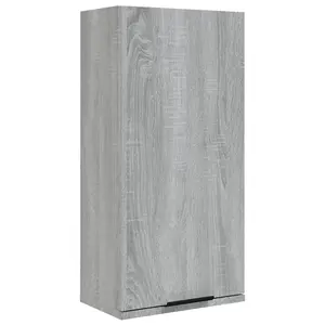 Berkfield Wall-mounted Bathroom Cabinet Grey Sonoma 32x20x67 cm