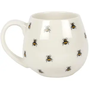 Something Different Bee Mug White/Yellow (One Size)