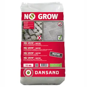 Weed Free Paving Sand Weed Killer Inhibitor 10kg Natural Paving Grout Dansand - FREE DELIVERY INCLUDED