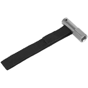 1/2" Sq Drive Oil Filter Strap Wrench - 120mm Diameter Capacity - Nylon Strap