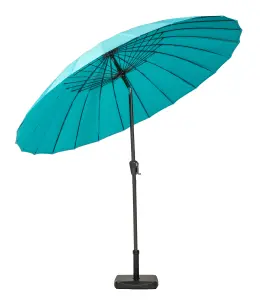 2.7m Aqua Crank and Tilt Shanghai Parasol (38mm Pole, 24 Ribs)