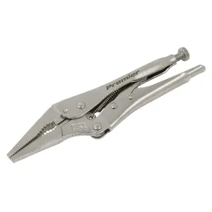 Premier Locking Pliers Set 3 Pieces Set Curved Jaws Soft Grip Handles AK6876