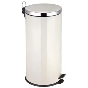 Maison by Premier Miller 30Ltr Cream Pedal Bin