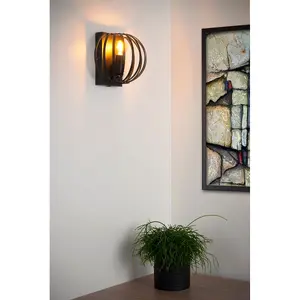 Lucide Manuela Modern Wall Light - 1xE14 - Black